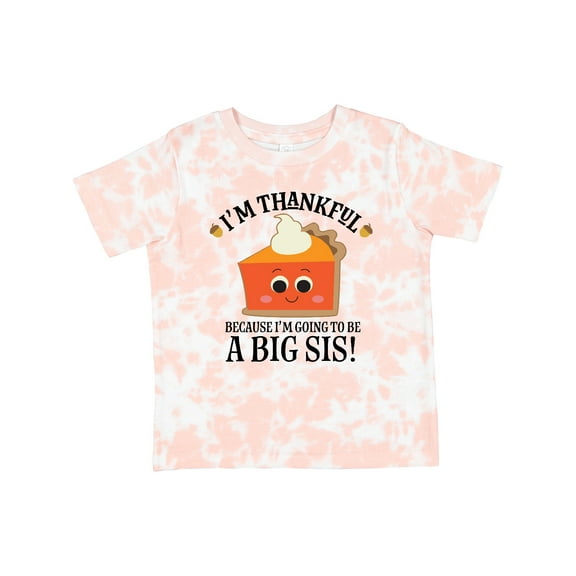 Inktastic Thanksgiving Big Sis Announcement Girls Toddler T-Shirt