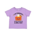 thumbnail image 1 of Inktastic Thanksgiving Big Sis Announcement Girls Toddler T-Shirt, 1 of 5