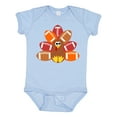 thumbnail image 1 of Inktastic Thanksgiving Cute Football Turkey Boys or Girls Baby Bodysuit, 1 of 5