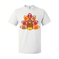 thumbnail image 1 of Inktastic Thanksgiving Cute Football Turkey T-Shirt, 1 of 5