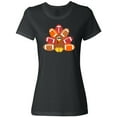 thumbnail image 1 of Inktastic Thanksgiving Cute Football Turkey Women's T-Shirt, 1 of 5
