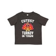thumbnail image 1 of Inktastic Thanksgiving Cutest Turkey in Town Boys or Girls Toddler T-Shirt, 1 of 5