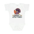 thumbnail image 1 of Inktastic Thanksgiving Daddy Little Turkey Boys or Girls Baby Bodysuit, 1 of 5