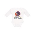 thumbnail image 1 of Inktastic Thanksgiving Daddy Little Turkey Boys or Girls Long Sleeve Baby Bodysuit, 1 of 5
