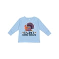 thumbnail image 1 of Inktastic Thanksgiving Daddy Little Turkey Boys or Girls Long Sleeve Toddler T-Shirt, 1 of 5