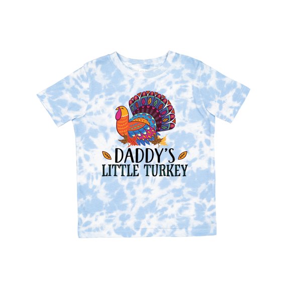 Inktastic Thanksgiving Daddy Little Turkey Boys or Girls Toddler T-Shirt