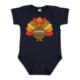 thumbnail image 1 of Inktastic Thanksgiving Day Turkey Football Fan Boys or Girls Baby Bodysuit, 1 of 5