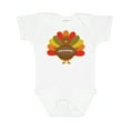 thumbnail image 1 of Inktastic Thanksgiving Day Turkey Football Fan Boys or Girls Baby Bodysuit, 1 of 5