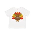 thumbnail image 1 of Inktastic Thanksgiving Day Turkey Football Fan Boys or Girls Toddler T-Shirt, 1 of 5
