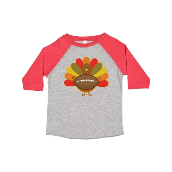 Inktastic Thanksgiving Day Turkey Football Fan Boys or Girls Toddler T-Shirt