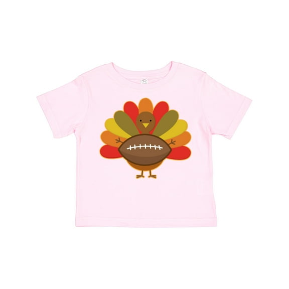 Inktastic Thanksgiving Day Turkey Football Fan Boys or Girls Toddler T-Shirt
