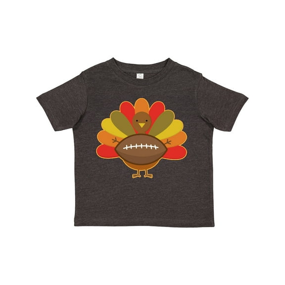 Inktastic Thanksgiving Day Turkey Football Fan Boys or Girls Toddler T-Shirt