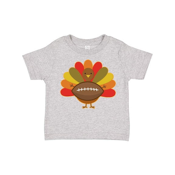 Inktastic Thanksgiving Day Turkey Football Fan Boys or Girls Toddler T-Shirt