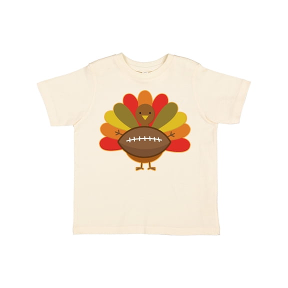 Inktastic Thanksgiving Day Turkey Football Fan Boys or Girls Toddler T-Shirt