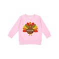 thumbnail image 1 of Inktastic Thanksgiving Day Turkey Football Fan Toddler Sweatshirt, 1 of 4
