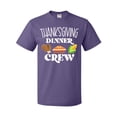 thumbnail image 1 of Inktastic Thanksgiving Dinner Crew with Turkey Legs, Pie and Corn T-Shirt, 1 of 5