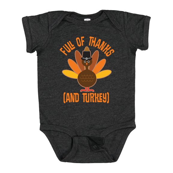 Inktastic Thanksgiving Dinner Holiday Turkey Boys or Girls Baby Bodysuit