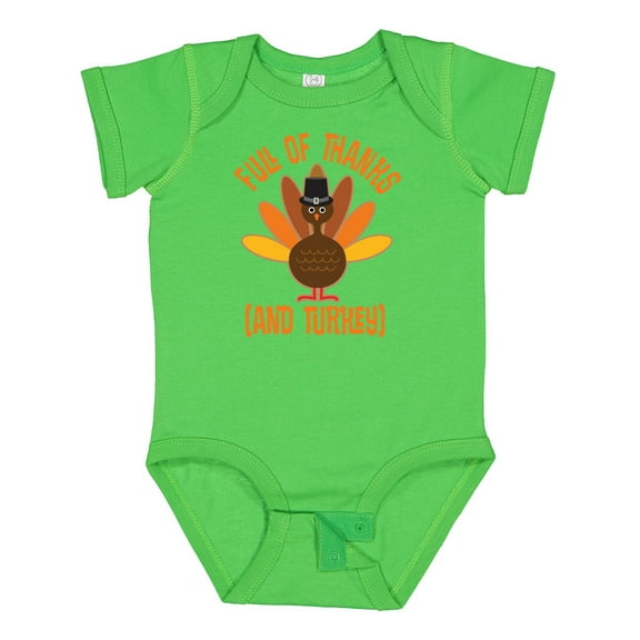 Inktastic Thanksgiving Dinner Holiday Turkey Boys or Girls Baby Bodysuit