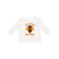 thumbnail image 1 of Inktastic Thanksgiving Dinner Holiday Turkey Boys or Girls Long Sleeve Toddler T-Shirt, 1 of 5