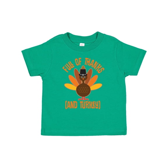 Inktastic Thanksgiving Dinner Holiday Turkey Boys or Girls Toddler T-Shirt