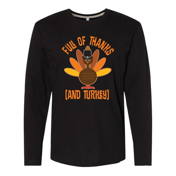 Inktastic Thanksgiving Dinner Holiday Turkey Long Sleeve T-Shirt