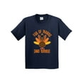 thumbnail image 1 of Inktastic Thanksgiving Dinner Holiday Turkey Youth T-Shirt, 1 of 5