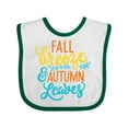 thumbnail image 1 of Inktastic Thanksgiving Fall Breeze and Autumn Leaves Boys or Girls Baby Bib, 1 of 4