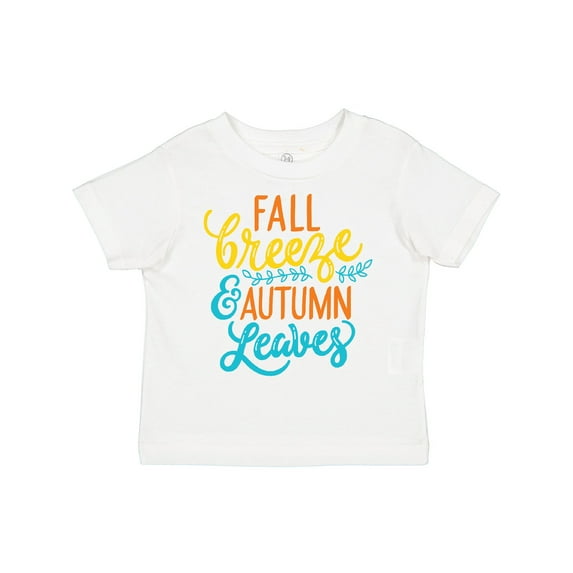 Inktastic Thanksgiving Fall Breeze and Autumn Leaves Boys or Girls Toddler T-Shirt