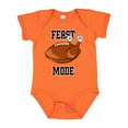 thumbnail image 1 of Inktastic Thanksgiving Feast Mode Turkey Football Boys or Girls Baby Bodysuit, 1 of 5