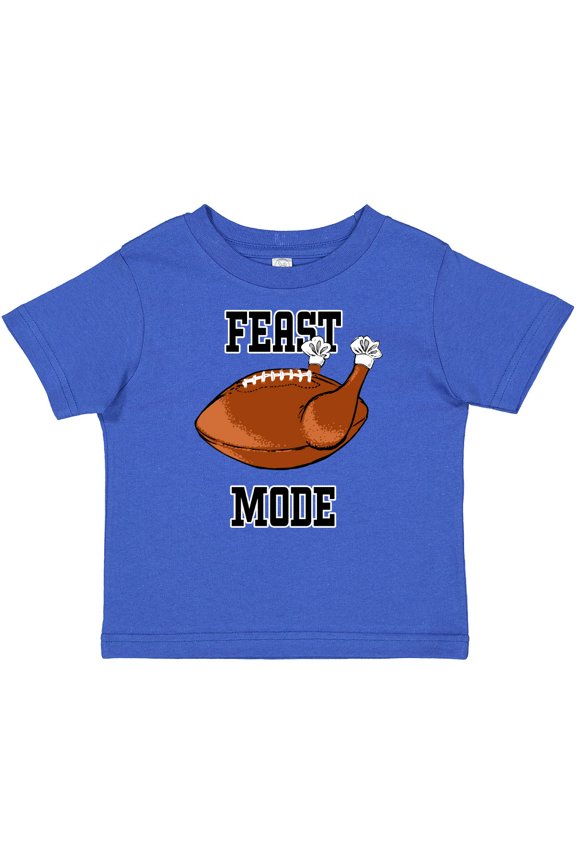 Thanksgiving Feast Mode Turkey Football Boys or Girls Baby T-Shirt