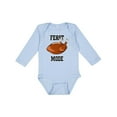 thumbnail image 1 of Inktastic Thanksgiving Feast Mode Turkey Football Boys or Girls Long Sleeve Baby Bodysuit, 1 of 5