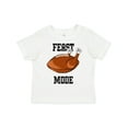 thumbnail image 1 of Inktastic Thanksgiving Feast Mode Turkey Football Boys or Girls Toddler T-Shirt, 1 of 5