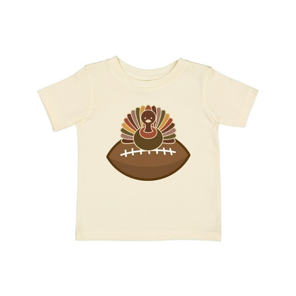 Inktastic Thanksgiving Football Turkey Boys Baby T-Shirt