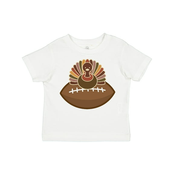 Inktastic Thanksgiving Football Turkey Boys Toddler T-Shirt