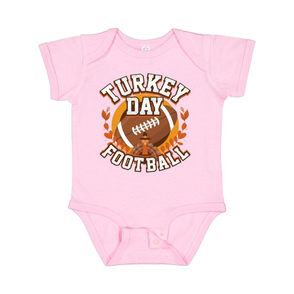 Inktastic Thanksgiving Football Turkey Day Boys or Girls Baby Bodysuit