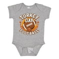 thumbnail image 1 of Inktastic Thanksgiving Football Turkey Day Boys or Girls Baby Bodysuit, 1 of 5