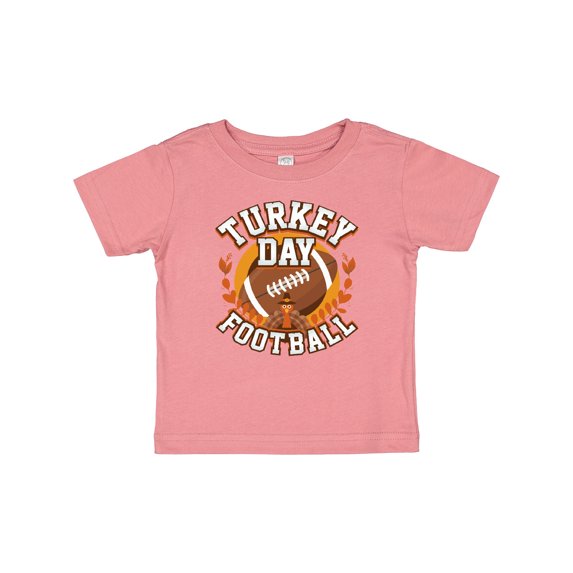 Inktastic Thanksgiving Football Turkey Day Boys or Girls Baby T-Shirt