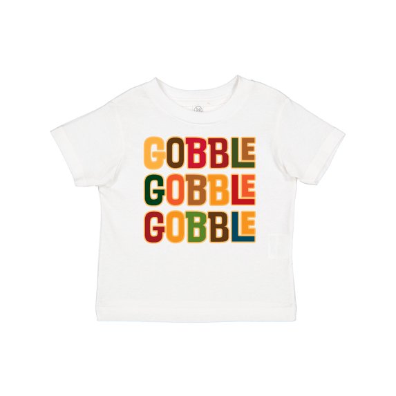 Inktastic Thanksgiving Funny Gobble Boys or Girls Baby T-Shirt