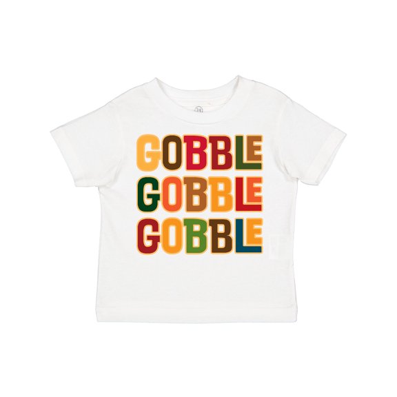 Inktastic Thanksgiving Funny Gobble Boys or Girls Toddler T-Shirt
