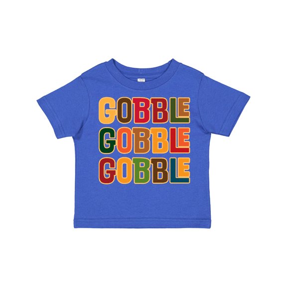 Inktastic Thanksgiving Funny Gobble Boys or Girls Toddler T-Shirt