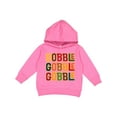 thumbnail image 1 of Inktastic Thanksgiving Funny Gobble Toddler Hoodie, 1 of 4
