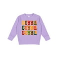 thumbnail image 1 of Inktastic Thanksgiving Funny Gobble Toddler Sweatshirt, 1 of 4