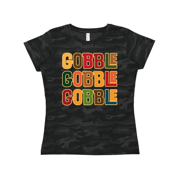 Inktastic Thanksgiving Funny Gobble Women's T-Shirt