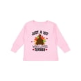 thumbnail image 1 of Inktastic Thanksgiving Funny Kids Turkey Boys or Girls Long Sleeve Toddler T-Shirt, 1 of 5