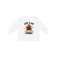 thumbnail image 1 of Inktastic Thanksgiving Funny Kids Turkey Boys or Girls Long Sleeve Toddler T-Shirt, 1 of 5