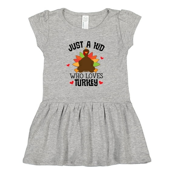 Inktastic Thanksgiving Funny Kids Turkey Girls Toddler Dress
