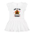 thumbnail image 1 of Inktastic Thanksgiving Funny Kids Turkey Girls Toddler Dress, 1 of 5