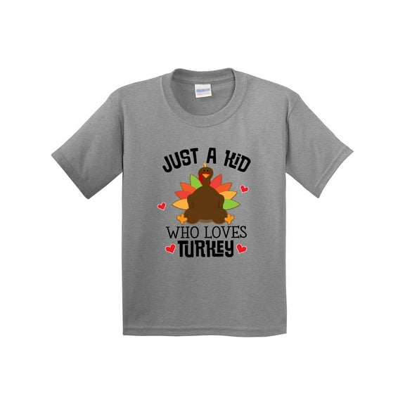 Inktastic Thanksgiving Funny Kids Turkey Youth T-Shirt