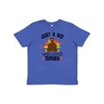 thumbnail image 1 of Inktastic Thanksgiving Funny Kids Turkey Youth T-Shirt, 1 of 5