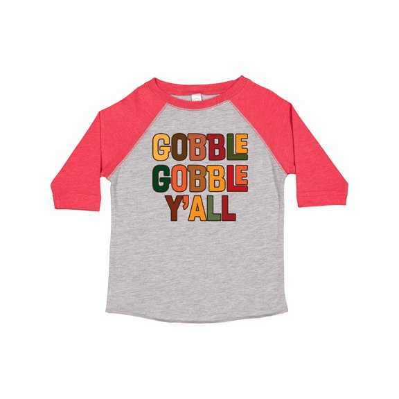 Inktastic Thanksgiving Gobble Gobble Y'all Boys or Girls Toddler T-Shirt
